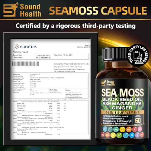 SoundHealth Irish Sea Moss Capsules (60 ct) — view 3