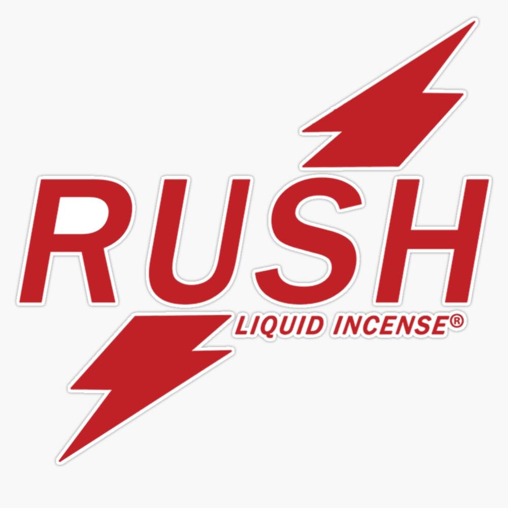 Rush Liquid Incense Amyl Bumper Sticker Vinyl Decal 5"