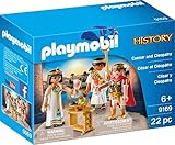 Cäsars Umhang ist abnehmbar PLAYMOBIL 9169 Römer Cäsar & Kleopatra, Mehrfarbig