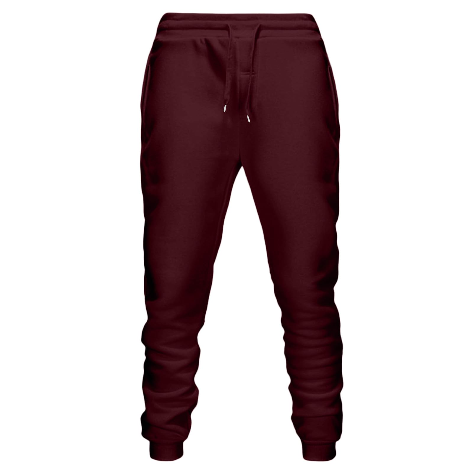Mens Casual Jogger Pants Drawstring Straight Fit Workout Sweatpants Men Running Outdoor Workout Trousers Stretch