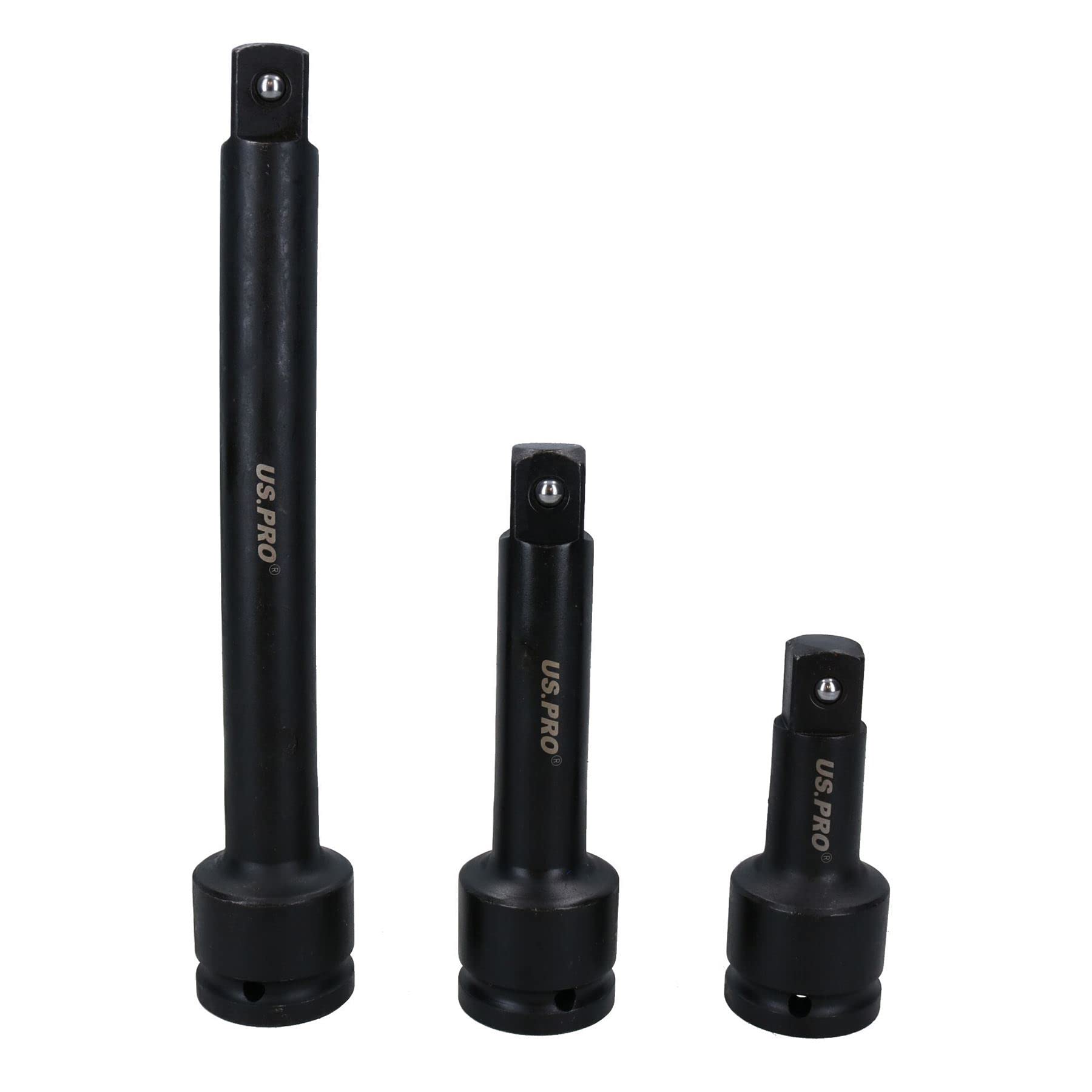 US PRO Tools 3pc 3/4" dr Impact Extension Bar Set Bars for Sockets 3950