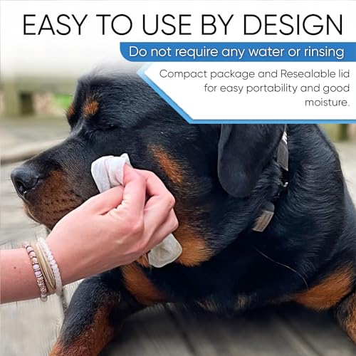 Dog Wipes for Dogs Cats 200 Wipes, All Purpose Cleaning Pet Wipes, Dog Ear Wipes, Quick Easy Grooming for Bums, Body, Paws, Eyes, for A Easy & Speedy Freshen-Up, 2 Travel Pack - Image 7