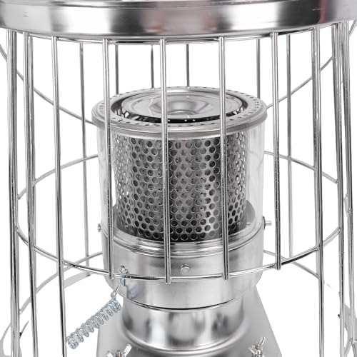 Portable 12000BTU Kerosene Heater, Non-Electric Indoor Outdoor Heater with 6L Tank 30H Burn Time for Garage, Camping, Emergency Heat — view 6