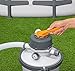 Bestway 58516E Flowclear 800 Gallon Sand Filter Pool Pump for Above Ground 300 to 4,800 Gallon Swimming Pools, (Sand Sold Separately)