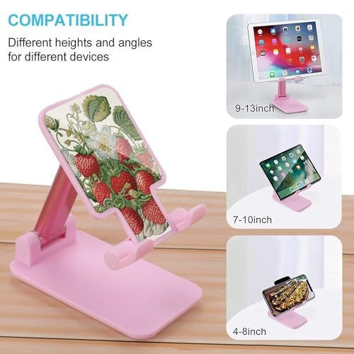 Support de téléphone portable pour bureau stable pliable broderie
