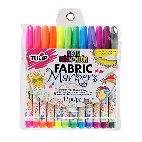 TULIP Fabric Markers Neon 12pk