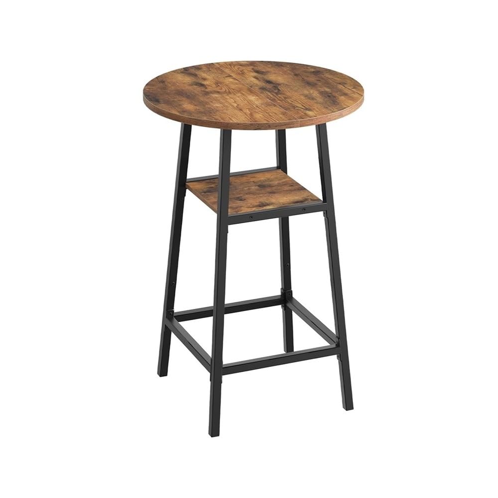 Table de Bar Table de Bar Ronde Moderne et Haute, Style Industriel, for Salle à Manger ou pub