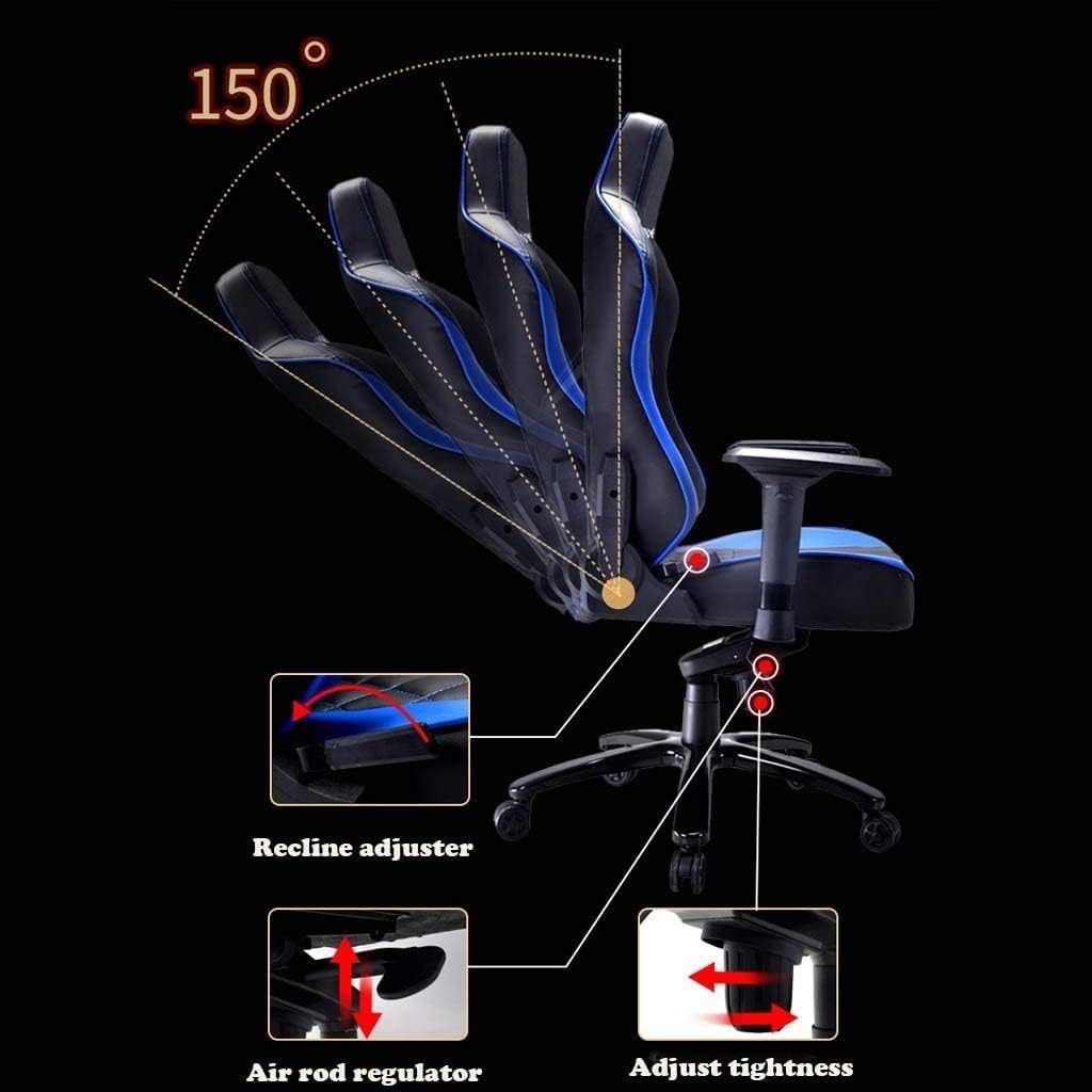 Chairs,Gaming Chair Office Chair Racing Executive Ergonomic Racing Style, Adjustable High-Back Office Chair, Heavy Duty Metal Base Computer Chair for Gamers Office Workers