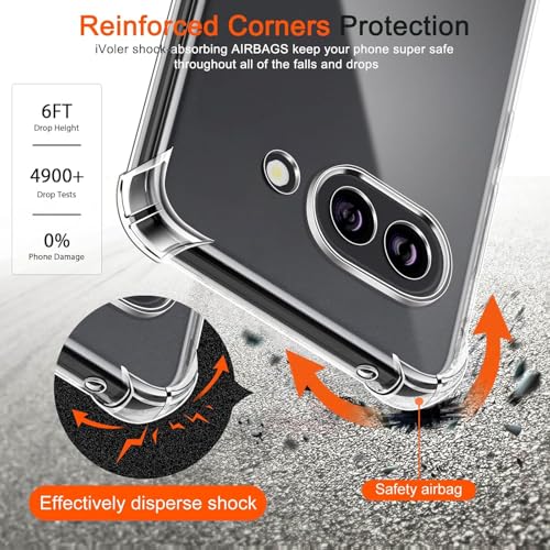 Image of Compatible for [ Google Pixel 9A ] Bumper Back Case Cover for [ Google Pixel 9A ] - Transparent