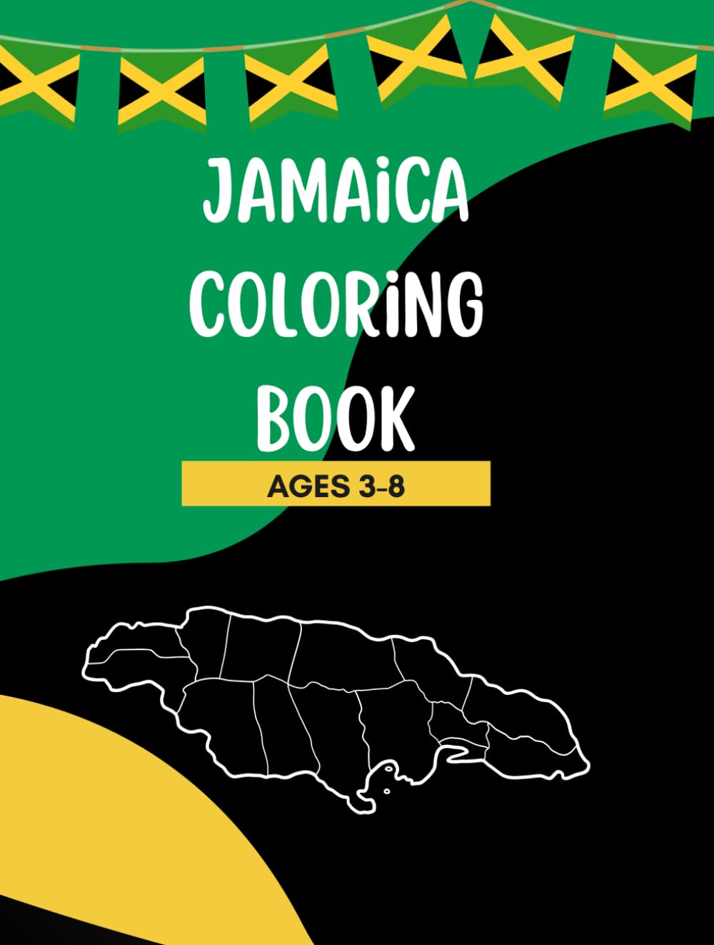 Jamaica Coloring Book for Kids Ages 3–8 Fun & Easy Island Coloring Pages with Beaches, Culture, and Jamaican Scenes