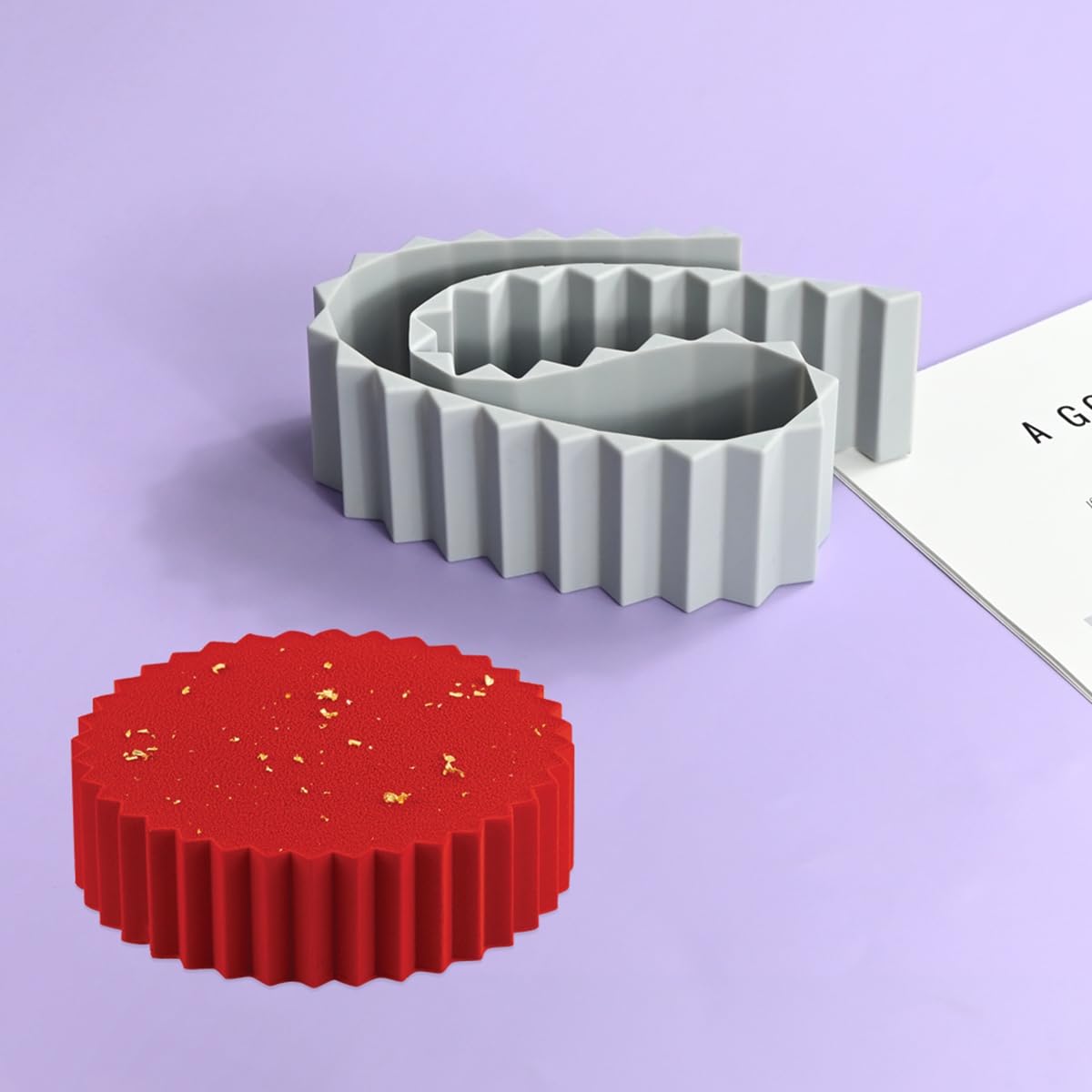 mostsom Silicone Lace Mold Long Hackly Shape Sugarcraft Mould Cake Decorative Tools Impression Mat DIY Baking Accessories For Bake Supplies Polymer