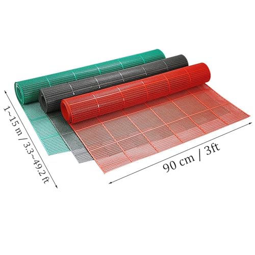 Tappetino in gomma antiscivolo, 4,5 mm di spessore, anti-fatica, per aree umide, ideale per piscina, bagno, ristorante e giardino, pavimento durevole e sicuro