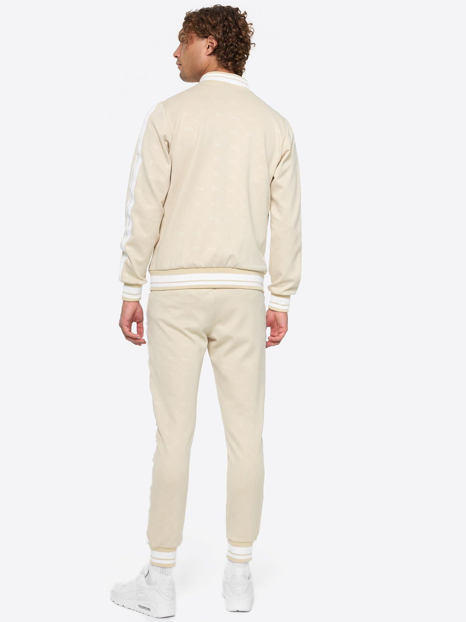 Lonsdale M?skie dres treningowy ASHWELL piaskowy/bia?y, L, piaskowy/bia?y., L