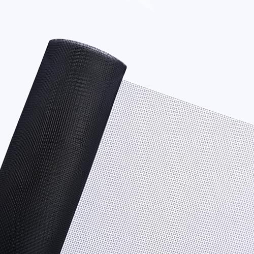 Ailinscn Mosquitera para Ventana, Mosquitera,304 Acero Inoxidable Malla de Alambre Cortable Red de Reemplazo,Adecuado para Ventanas,Puertas de Patio,Tragaluces,Puertas de Patio(120 x 250cm)