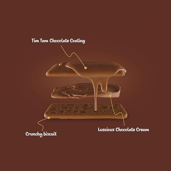 Tim Tam Original Chocolate Biscuits (Pack Of 3 x 200g EA) A unique delicious aussie made & loved ... Imported From Australia