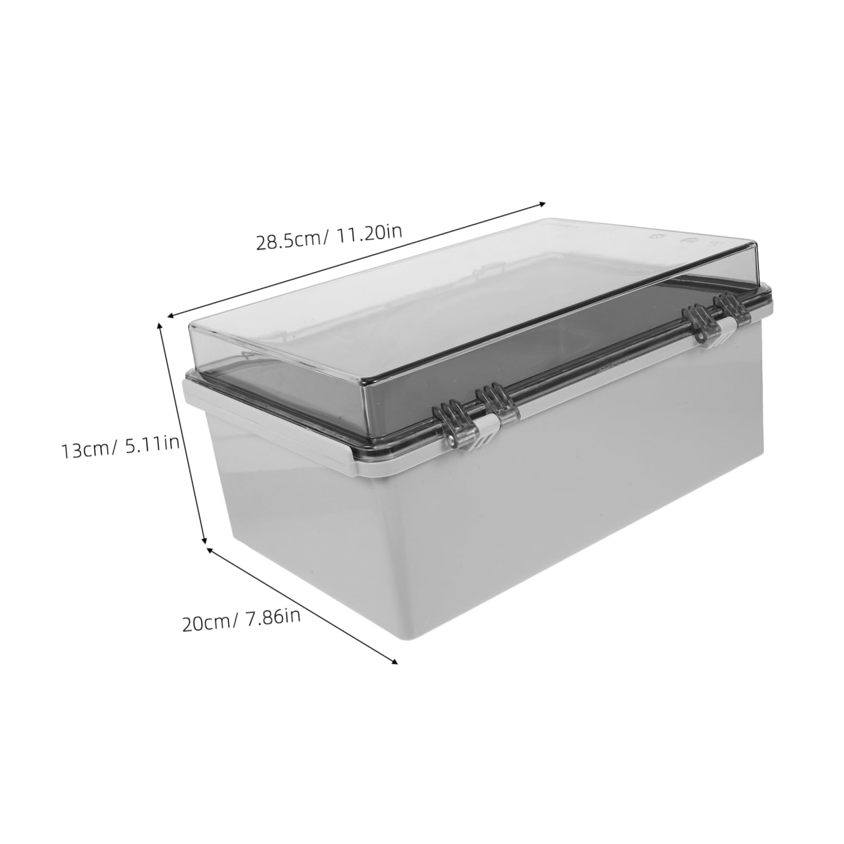 Ip67 Wetterfester Elektroinstallationskasten aus Abs mit Montageplatte