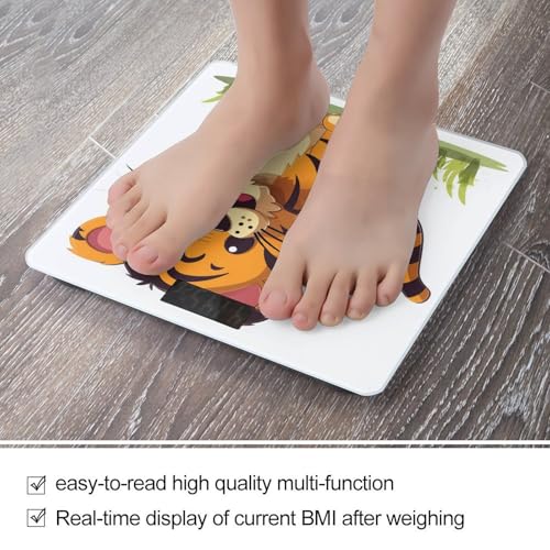 Báscula digital de baño con capacidad 400lb y vidrio templado miniatura 5