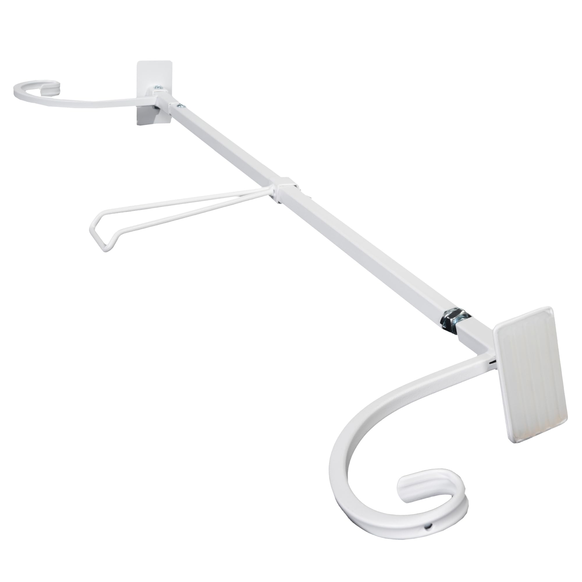 VILLAGE LIGHTING COMPANY [Front Door Garland Hanger] - Adjustable to Different Door Widths | Heavy-Duty Cast Iron | Decorative Christmas and Holiday