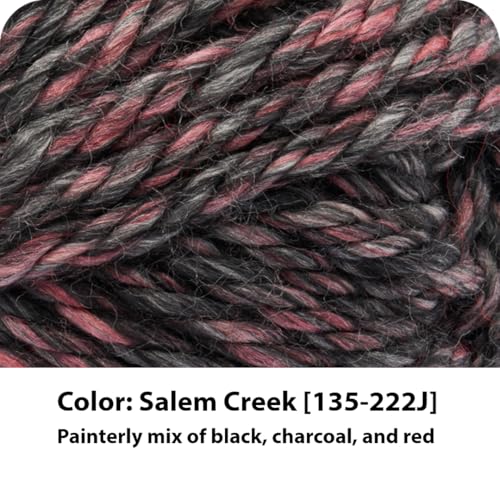 Image of Lion Brand Yarn Hometown Yarn, Super-Bulky Yarn for Knitting, Crocheting, and Crafting, 3 Pack, Salem Creek | Super Bulky Acrylic Fiber for Warm Crochet Blankets, Knit Winter Hats, Chunky Cardigans, Soft Scarves, Weaving