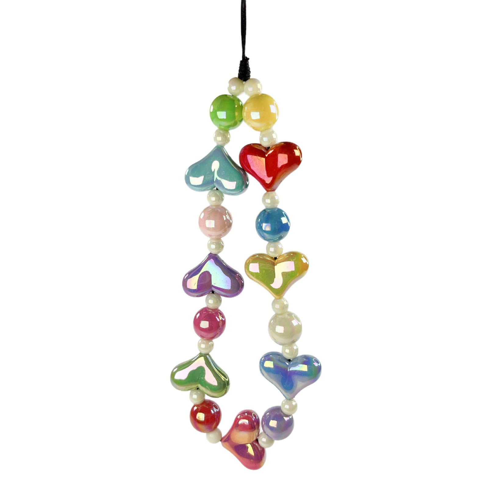Maxtonser Eye Catching Chain Handmade Beaded Cellphone Lanyard For Women Girls Telephone Strap Jewelry Drop-resistant