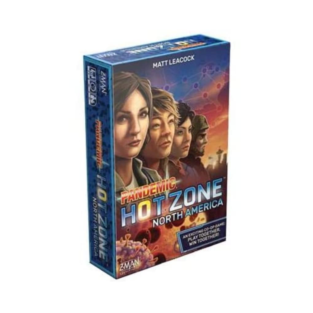 Asmodee Z-​Man Games | Pandemic Zone Rouge : Amérique du Nord | Jeu de société | Jeu coopératif | A partir de 8 Ans | 2 à 4 Joueurs | 30 Minutes