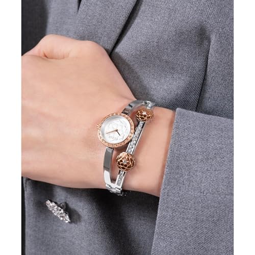 Image of Guess Bejeweled 21 mm Silver Dial Women Analog Watch- GW0756L3