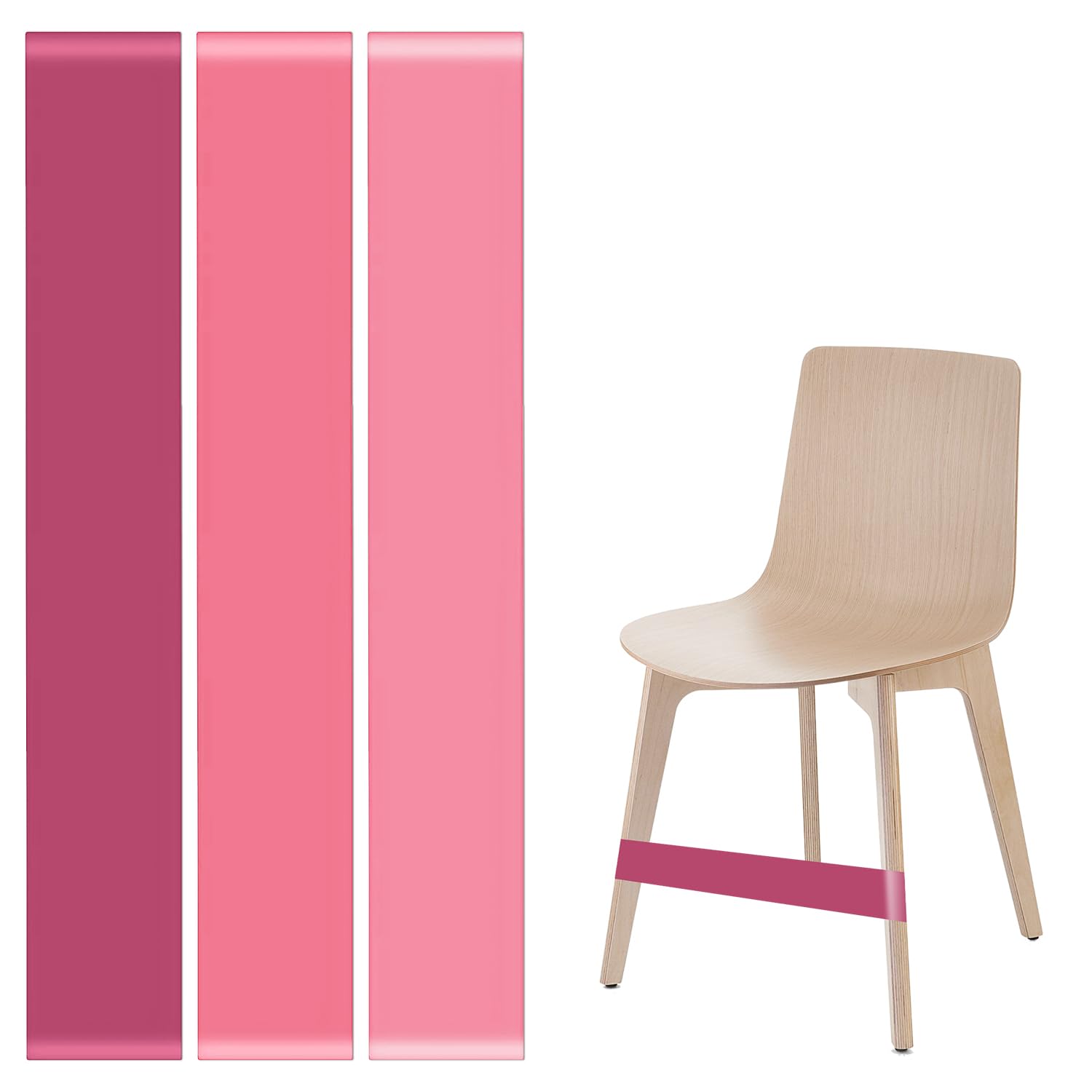 3 Pcs Chair Bands ADHD Aids, Chair Bands for Sensory Chair ADHD Wobble Cushion Fitness Resistance Band Chair Band with Fidgety Feet Sensory ADHD Autism Hyperactivity(0.5, 0.7, 0.9 mm Pink Series) — image 1