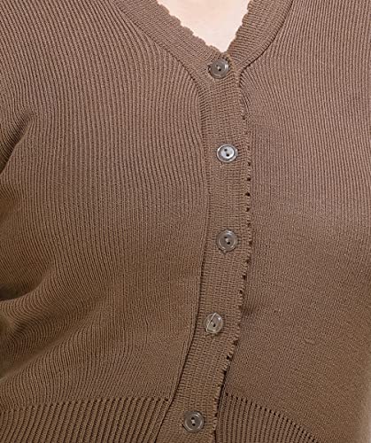 Image of Women Winter Wear V-Neck Full Sleeves Regular Fit Woollen Blouse