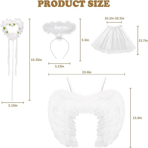 Miniatura 3 de WILDPARTY Accesorios de disfraz de ángel para mujer