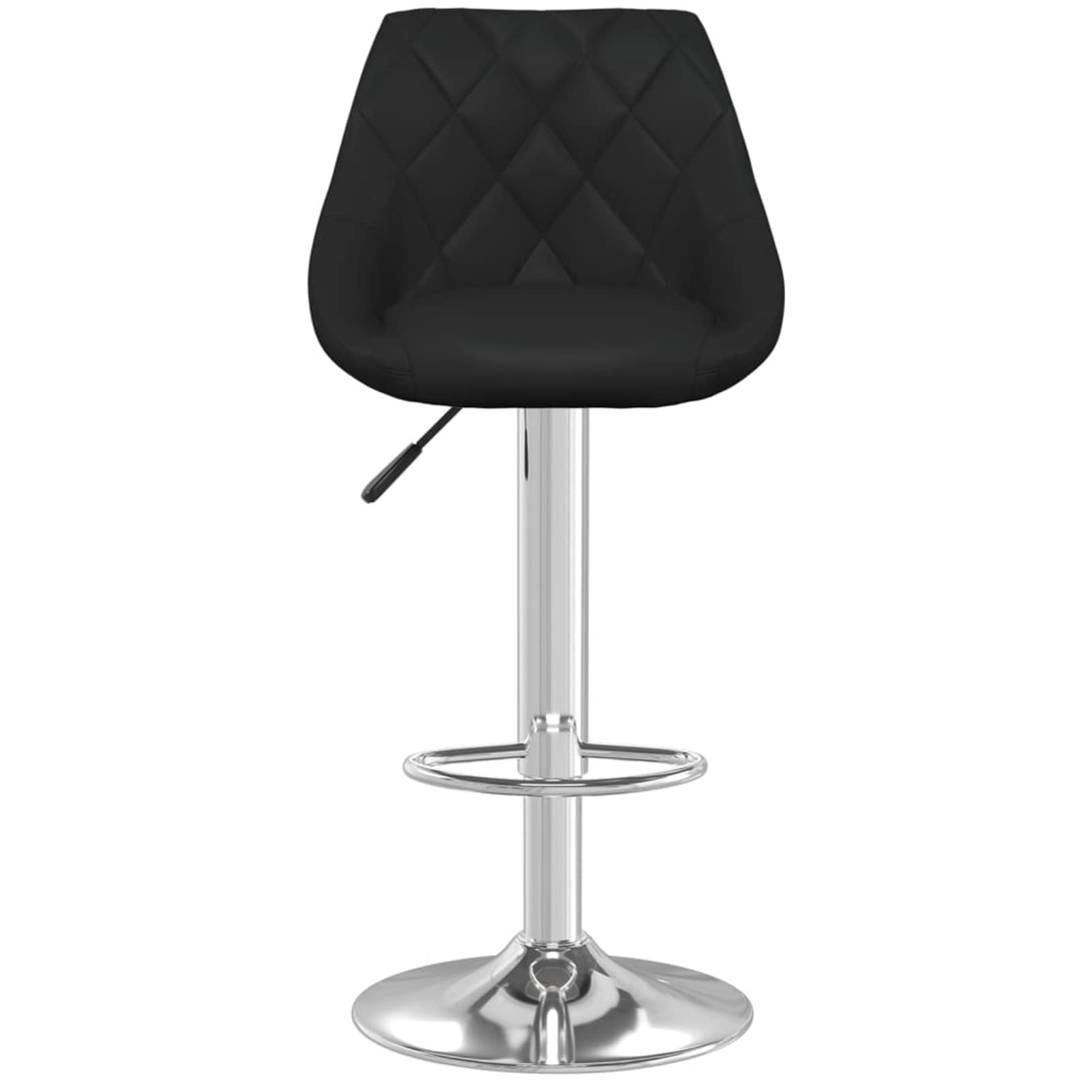 Homgoday Taburetes de bar, 2 unidades, color negro, de piel sintética, silla de oficina, silla de oficina, bar, silla de escritorio, para dormitorio o salón