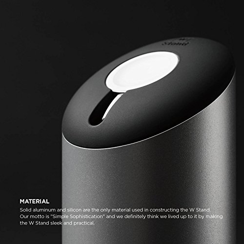 Elago W Charging Stand Compatible With Apple Watch Series Ultra/8/Se2/7/6/Se/5/4/3/2/1 (49Mm, 45Mm, 44Mm, 42Mm, 41Mm, 40Mm, 38Mm) - Premium Aluminum, Fits Within Car’s Cupholder (Black) #TOP6