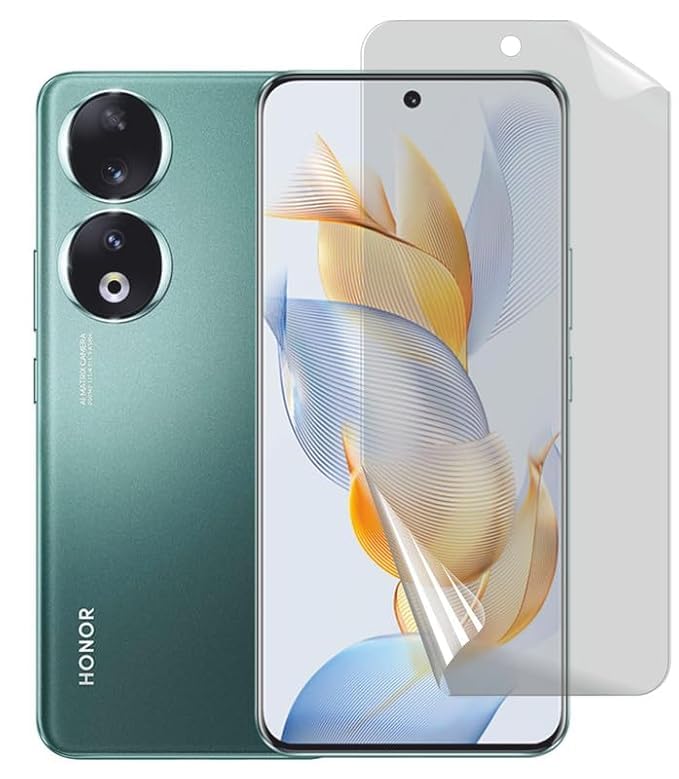 Image of Blacksheep High Sensitivity Hydrogel Screen Protector Compatible with Honor 90 5G Matte Transparent Soft TPU Protective Film [Fingerprint Unlock Compatible] [Clear HD]