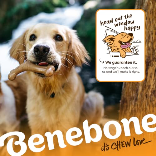 Image of Benebone Wishbone Dog Chew Toy for Aggressive Chewers, Venison, Medium