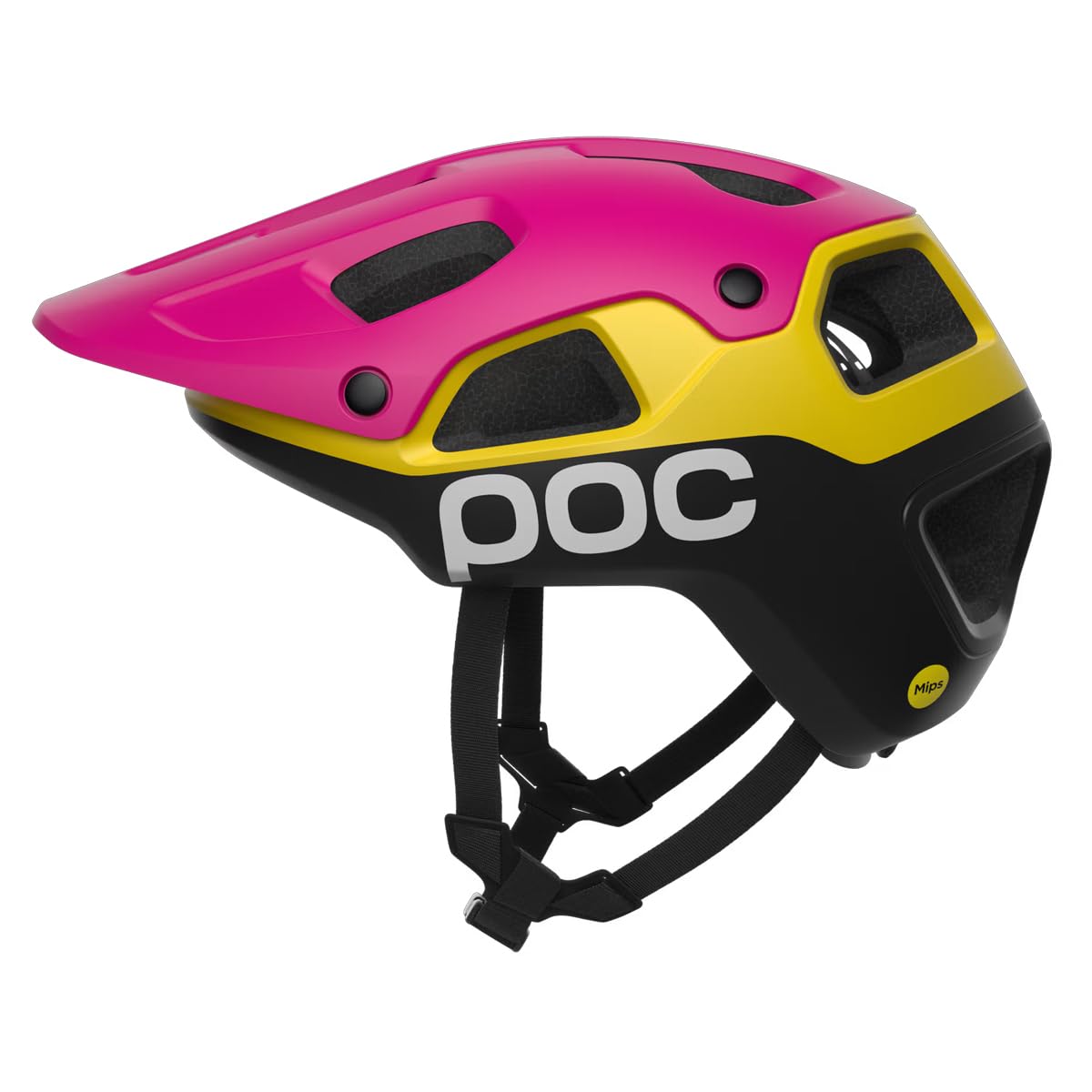 POC Cularis Pure – Unisex MTB Helmet with MIPS Protection System, Interchangeable Visor Cover, Optimised Ventilation, Lightweight Design & 360° Adjustable Fit