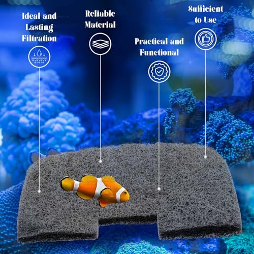 Image of Threlaco 10 Pack Compatible with Fluval 106 /206 /107 /207 Nitrite Remover Pads, Aquarium Canister Filter Media Replacement Pads for Fish Tank
