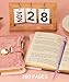 Hoci Poci Diary with Lock and Keys for Girls Gift Ideas, 360 Gold Edged Pages Journal for Women, B6 Refillable Notebook for Writing with Pen and Bookmark (Garden Pink)