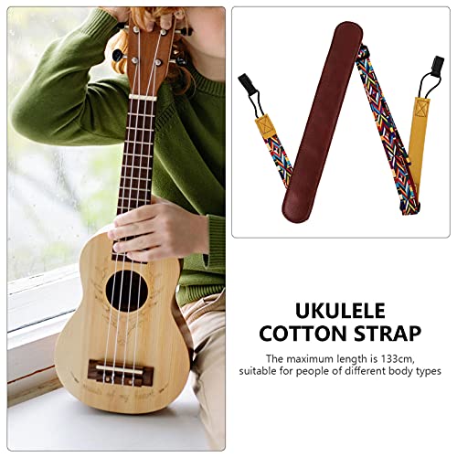 Generic Clip- On Sangle pour ukulélé en coton – Vintage Boho – Avec longueur réglable – Grand coussin en polyuréthane… - Les Beatles, Paul McCartney, John Lennon, RIngo Starr, George Harrison Generic Clip- On Sangle pour ukulélé en coton - Vintage Boho - Avec longueur réglable - Grand coussin en polyuréthane… – Image 3