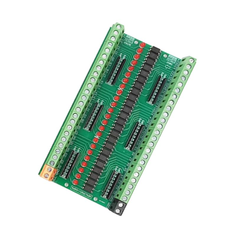 2PCS DC 3.3V 5V NPN Low Level Output 24-Channel Optocoupler Isolation Board Signal Converter Opto Voltage Isolation Module