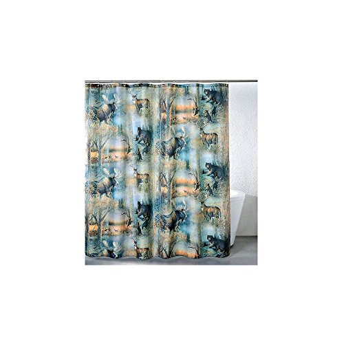 Big Country Polyester Shower Curtain
