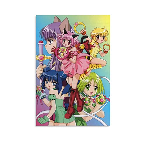 ZHANGNA Tokyo Mew Mew Anime Magical Girl 2 Canvas Poster