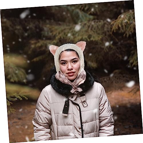Cat Ear Earmuff for Girls Plush Ear Warmers Wide-brimmed Headband Cozy Stylish Cold Weather Covers for Boys and Girls Teens3