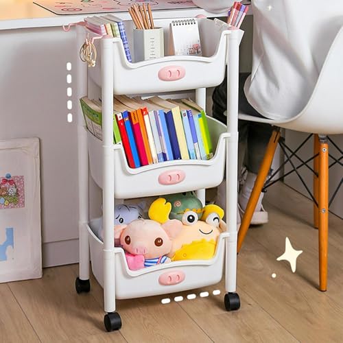 Chariot de rangement utilitaire pour stopper le désordre de maison