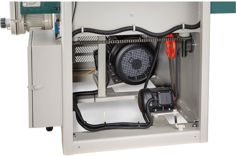 Grizzly Industrial H2934-37" 20 HP 3-Phase Double-Head Wide-Belt Sander