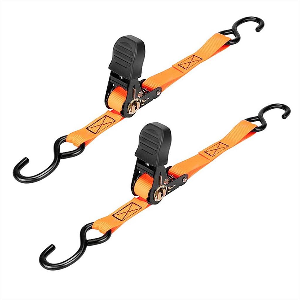 HASTHIP® 2 Pack Ratchet Tie Down Straps 4.5m for Trucks, Carry Bag — Amazon image 8