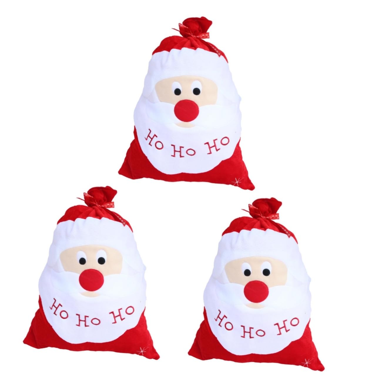 Mobestech 3 Piezas navideños christmas christmas decor bolsas de bolsas de galletas de bolsa de bolsa de de largo