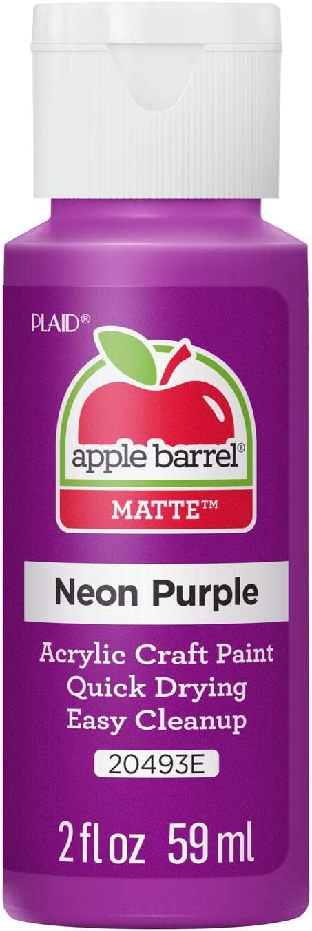 Plaid Enterprises Acrylic Paint, Neon Purple, 59.1 ml (Pack of 1) โ image 1