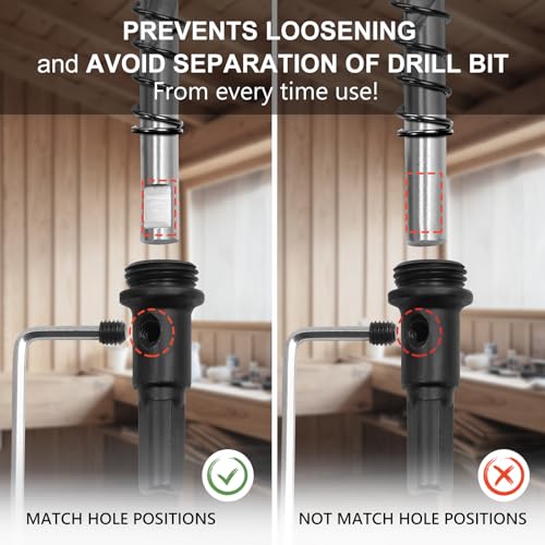 Image of 2-7 /8 Inch Hole Saw with 3 /8 inch Triangle Shank Quick Change Arbor, JTemgle Bi-Metal Hole Saw Heavy Duty Hole Cutting Tool for Cornhole Boards, Recessed Lights, Wood, Plastic, Drywall & Soft Metal