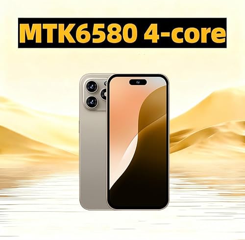 Miniatura 2 de Teléfono móvil 3G desbloqueado, pantalla de 6.6 pulgadas 16 GB ROM (SD a 128 GB), cámaras duales de doble SIM, sistema operativo Android 10.0,