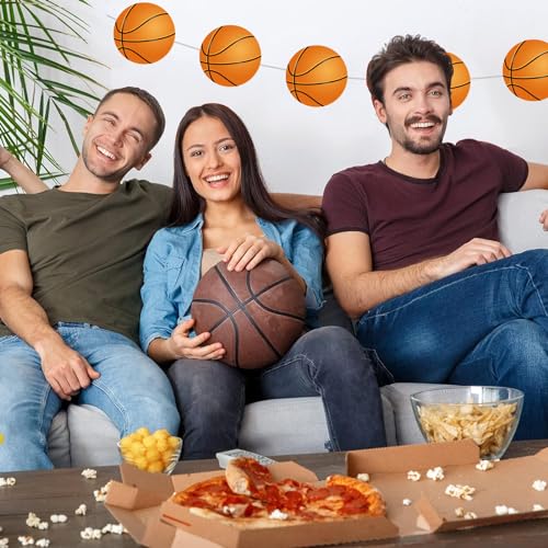 Image of Vuzvuv 60Pcs 6In Paper Basketball Cutouts Party Decor for Bulletin Board