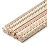 Balsa Wood Sticks 1/4 Inch Square Dowels Strips 12